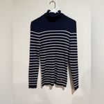 Ralph Lauren  Men's Sweater in Navy and Cream Stripes Photo 1