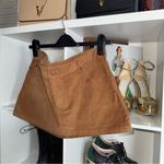 Urban Outfitters  Corduroy A Line Mini Skirt Brown Tan Womens Large New Photo 1