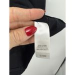 Liz Claiborne Black Linen Pintuck Button Front Shirt Blouse Women’s L Minimalist Photo 7