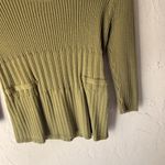 Requirements Sweater Vintage Y2k Small Ribbed Knit Long Sleeve Babydoll Pockets Photo 2