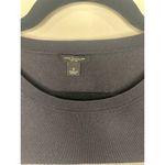 Ann Taylor Womens NAVY GRAY STRIPE SHORT SLEEVE GOLD BUTTONS SWEATER SIZ… Photo 6