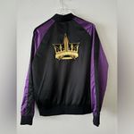 Jeffree Star Jeffree Starr Black & Purple Bomber Jacket Size Large Photo 2