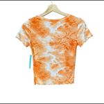 Abound  tie dye rise amber baby tee button short sleeve Photo 3