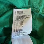 H&M  Vintage Y2K Green Pleated Neckline Back Zip 3/4 Sleeve Blouse Photo 10