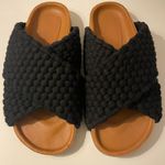 Marea Handmade in Peru Black Caramel Chunky Slide Size 38 (7.5) Photo 1