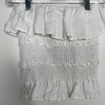 Reformation Millet Tube Top White Womens Small Linen Photo 8