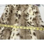 Honey Creek Women’s Reversible Faux Fur Leopard Print Vest NWT Size S Mob Wife Brown Photo 8
