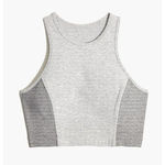 Outdoor Voices  Gray Athena Crop Top Athletic Workout Size S Photo 0