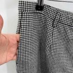 Pendleton Vintage  Pants Womens 16 Black White Houndstooth Wool High Waist Lined Photo 4