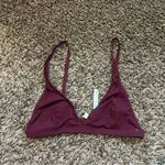 Free People Burgundy Bralette Photo 2