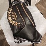 Love moschino NEW  Heart Chain Trim Black Belt Bag Photo 10