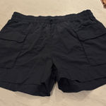 Old Navy Navy Cargo Parachute Shorts Photo 0