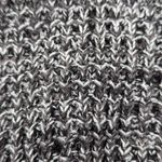 Kaisely  Black and Gray Knit Tunic Sweater Photo 12