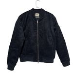 Women’s Black Corduroy Bomber Jacket Sz M NWT Fall Winter Coat Outerwear Size M Photo 3