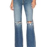 RE/DONE 90s High Rise Loose Jeans NWT size 29 Destroyed Mar Blue Straight Leg Photo 3