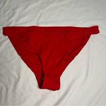 ANDIE  Swim Red Size L The Banded Cheeky Bikini Bottom Sexy Bright Discontinued Photo 0