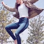 Athleta Denim Sculptek Stretch Tuxedo Side Stripe Jeans Size 6 Photo 8