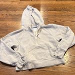 Aerie  Offline Gray Half-Zip Hoodie, cropped, pockets, xS Photo 0
