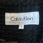 Calvin Klein  Black Waffle Knit Coat sz 4 Photo 6