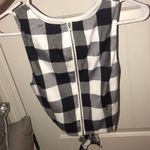 Sugar Lips black and white gingham crop top small Photo 1