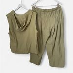 Free People  Beach Day Tripper Top & Pants Set Verte Green Photo 7