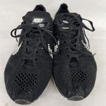 Nike  Flyknit Racer 'Black White" Knit mesh low sneaker shoe 526628 020 SZ 5.5 Photo 2