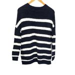 Kensie Women's Stripped Cozy Sweater Black and White Size XS Photo 5
