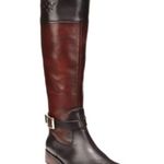 Vince Camuto Brown & Black Leather Riding Boots Photo 7