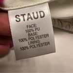 STAUD Davis Vegan Leather Bandeau Top In Ivory White Sz. Small - DAMAGED! - Photo 13