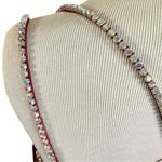 For Love & Lemons Elora Midi Dress Red Medium NWT Evening Party Slit Holiday Photo 9