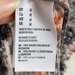 American Eagle Grey Floral Cold Shoulder Tassel Hem Blouse Photo 3