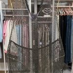 Nasty Gal Rhinestone Black Cowl Neck Mini Dress/cover Up Photo 0