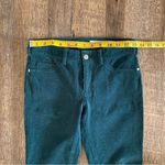 Anthropologie Pants Pilcro Teal corduroy Cotton Stretch 25 Green Boho Photo 5