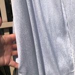 Christian Dior Vintage  Lingerie Robe Light Blue Lace Petite Photo 3