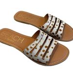 Matisse Beach Boardwalk Calf Hair Slide Sandals Size 10 Photo 5
