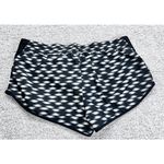Nike Womens Shorts Size Large Black White Dri-Fit Running Training Gym Comfort Photo 1