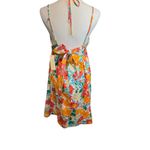 Copper Key floral sundress, halter neck and bow tie back. Size: M Photo 4