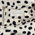 MELLODAY  Polka Dot Cream Blouse Women’s Small Photo 2