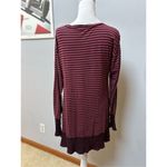 Cut‎ Loose burgundy/black striped tunic dress size S BIN S Red Photo 2