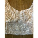 Smocked Crop Top Tropical Lightweight Women XS Jopana Lined Bralette Babydoll Photo 1