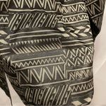 Chico's Fab Chico’s design black gray/silver zig zag silk blouse Photo 3