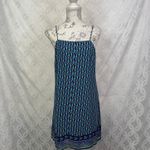 Maeve Anthropologie 100% Silk Slip Dress Sleeveless Colorful Geometric Print S Photo 1