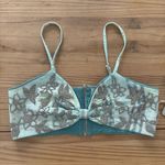 La Fouri Elegant Mint Embroidered Crop Top Green Size M Photo 1