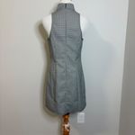 Urban Outfitters  NWT Mini Dress Mock Neck Sleeveless Fitted‎ Black White Medium Photo 2