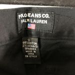 Ralph Lauren Polo Jeans Co  Womens Jeans Boot Cut Split Hem Stretch Black 2 Photo 3