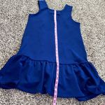 Bar III  XS blue dropwaist scuba dress‎ Photo 7