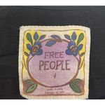 Free People Boho Sheer Tank Top Ruffle Bottom Stuffed Embroidered Neckline Photo 6