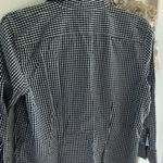 CHAPS Black and White Checkered Women Shirt Photo 3