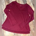 Shyanne Women's Burgundy Long Sleeve Top Photo 0