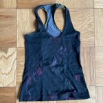 Lululemon original Cool Racerback CRB Tank Midnight Iris Sz 4 HEMMED (see pics) Photo 0